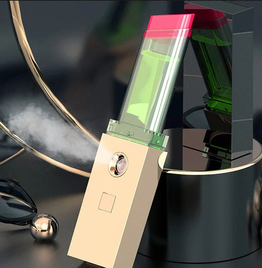Nano Spray Water Replenishing Instrument BS-01 in golden color with USB charging