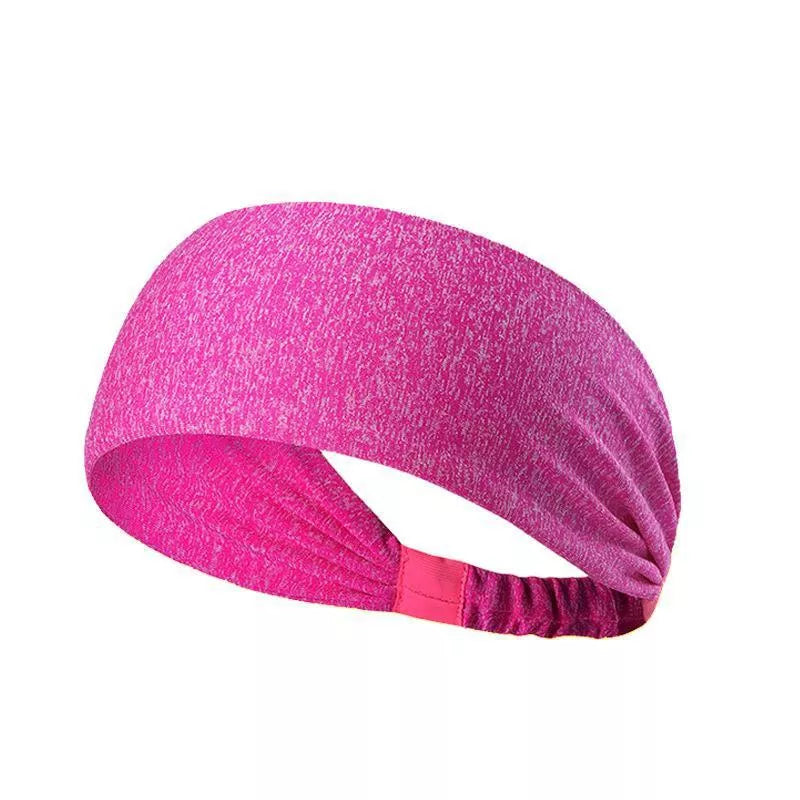 Quick-drying antiperspirant yoga hair band for women in various colors