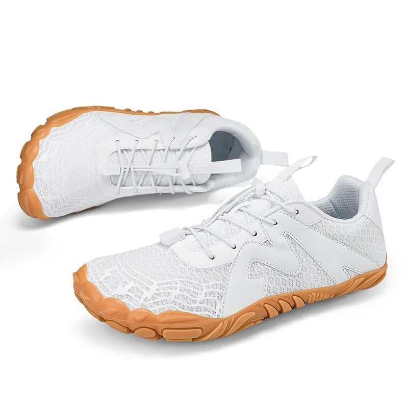 Couple sports climbing shoes with Flyknit lining and rubber sole in A83 colour options