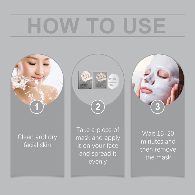 Bio Collagen True Deep Mask - Overnight Facial Treatment with Collagen, Hyaluronic Acid, and Nourishing Vitamins for Radiant, Youthful-Looking Skin