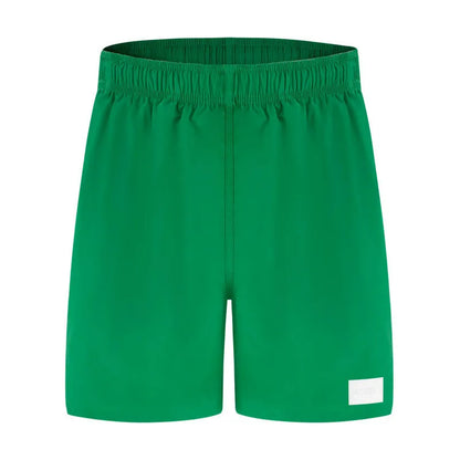 Men's quick-drying nylon beach shorts in four colours with straight leg opening