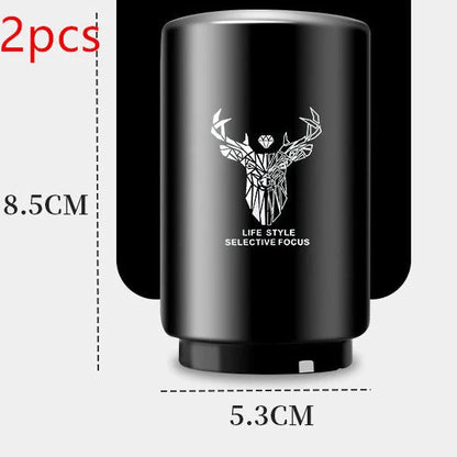 Stainless steel automatic beer bottle opener with one-hand operation
