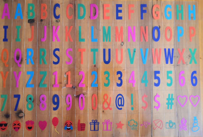 LED letter light box displaying custom message with 2700 lumen brightness
