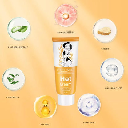Plant-based slimming cream for body massage, 60g net content, compact size