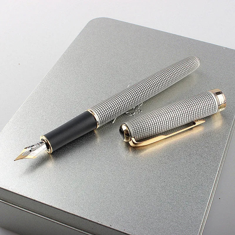 Stainless steel ballpoint pen with 0.5mm tip in multiple colour variations