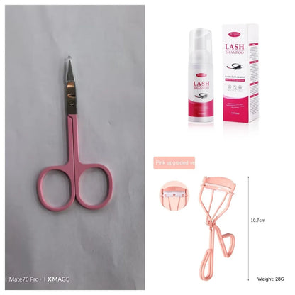 LASH SHAMPOO Mousse Eyelash Cleaning Solution 60ml in 3.7cm diameter bottle
