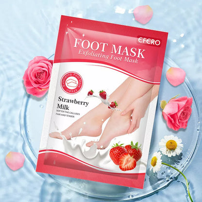 Exfoliating foot mask socks for dead skin removal and heel whitening, 2024 model