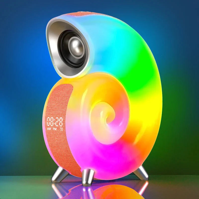 Conch Smart Bluetooth Alarm Clock Wake-Up Lamp with RGB Lighting and Customizable Features