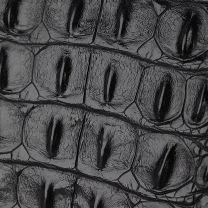 Genuine crocodile leather men's travel bag with multifunctional compartments