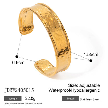 Stainless steel Wings fashion ring with an opening design on a white background.