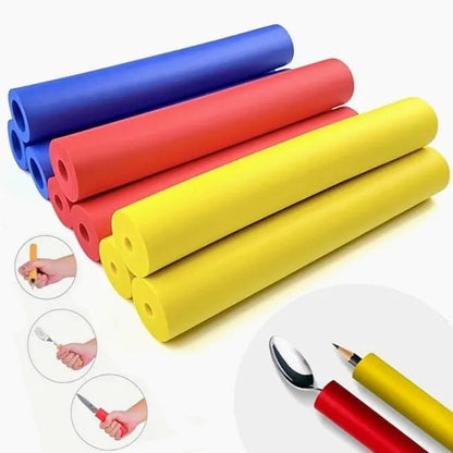 Rubber auxiliary grip hoses for tableware and pens, showing 10mm and 18mm inner diameters