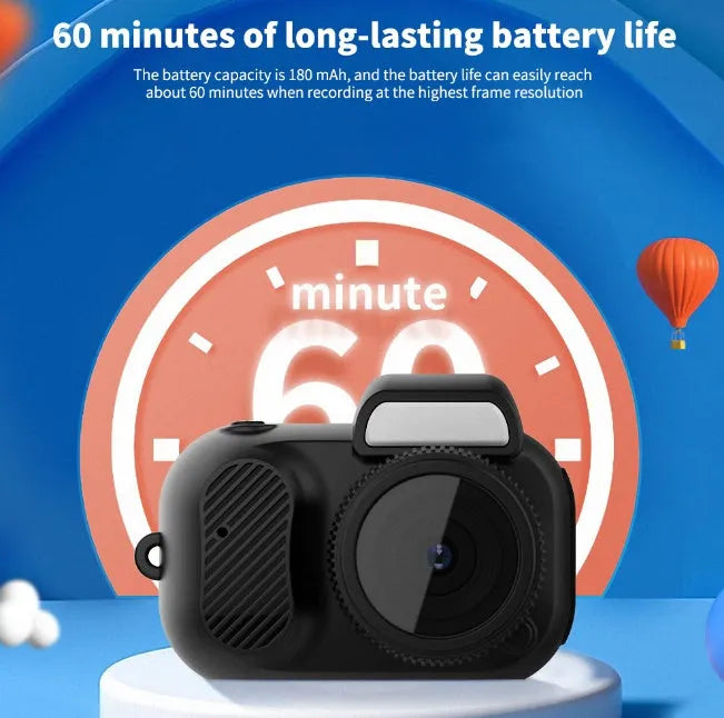 Black Y3000 compact HD sports camera with 0.96-inch screen on a textured surface.