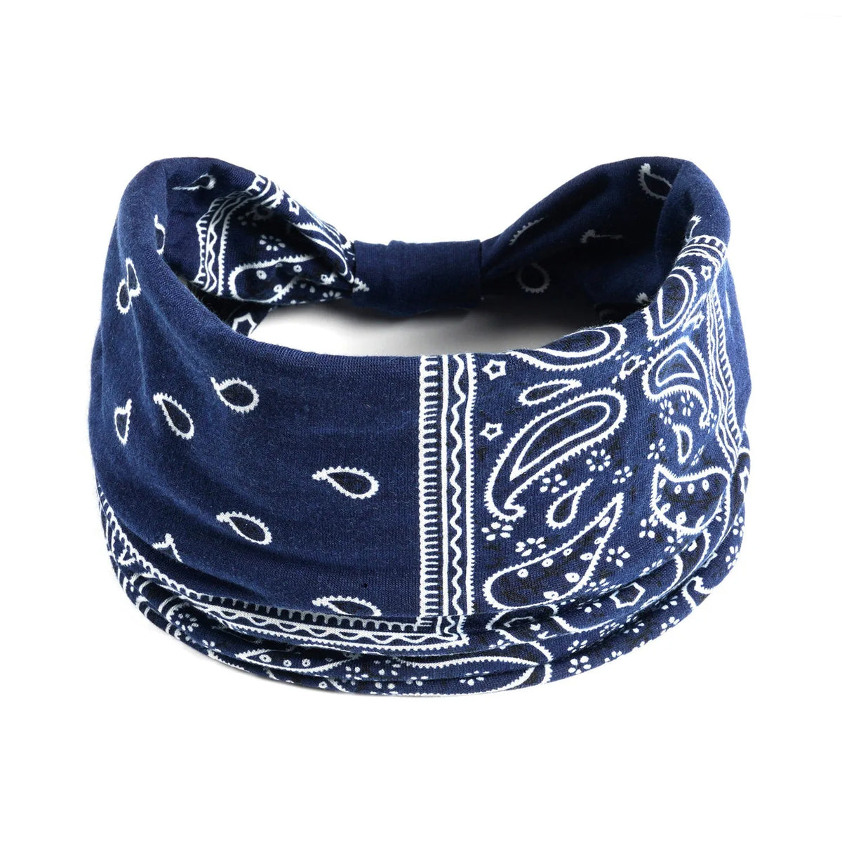 Bohemian cloth yoga sports headband with floral and polka dot patterns, available in multiple colours.