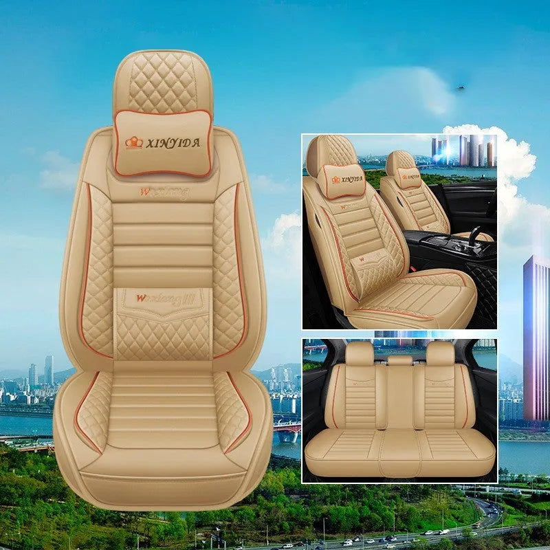 Five Four Seasons seat cushion with leather exterior and high elastic sponge filler, dimensions 65x55x25cm