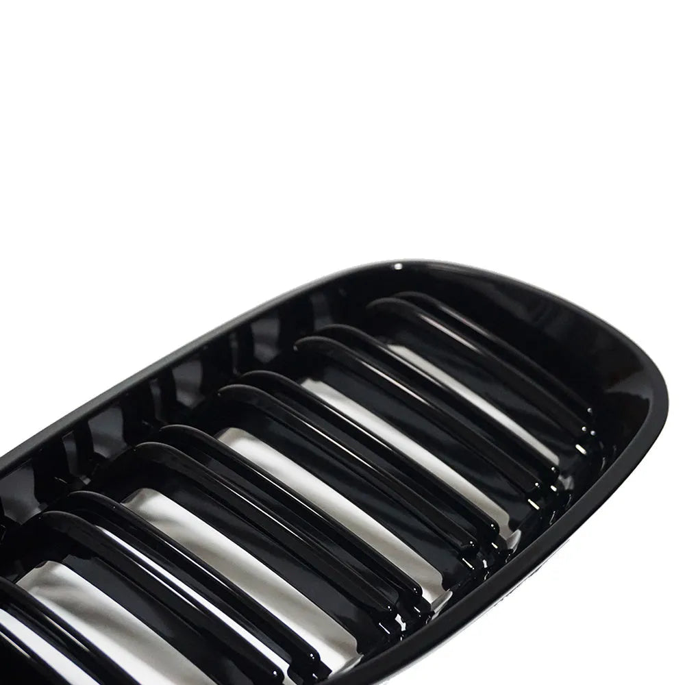ABS shield carbon fibre effect front grille set for BMW 5-Series E39 E60 E66 models