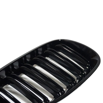 ABS shield carbon fibre effect front grille set for BMW 5-Series E39 E60 E66 models