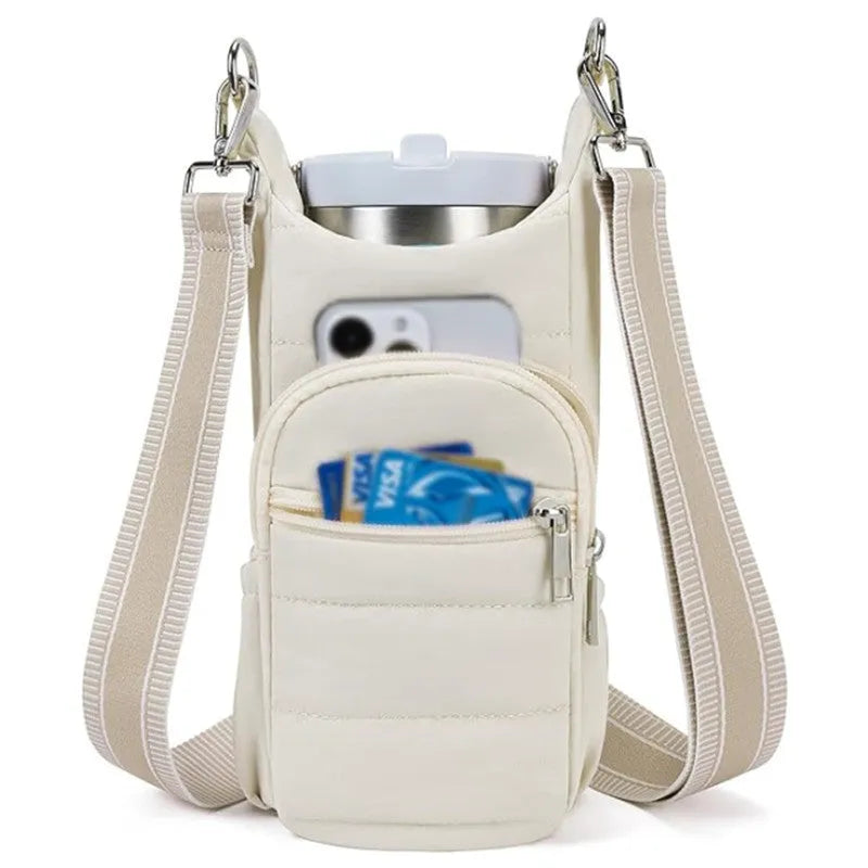 Cloth water bottle bag for bicycles in modern simplicity style