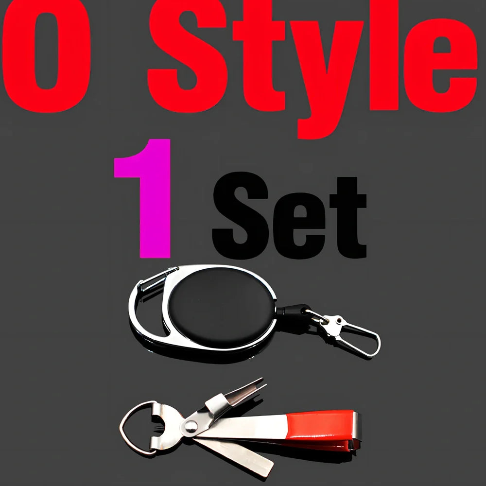 Fishing line scissors with stainless steel blades and plastic handles in silver black colour combination