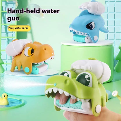 Kids animal design press on wrist water gun for safe outdoor and indoor water play