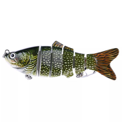 Plastic bait fish with high-strength hooks for effective fishing