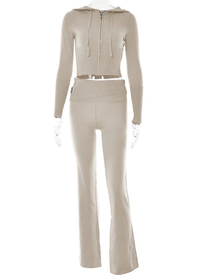 A stylish and comfortable hoodie suit set featuring a variety of color options, perfect for everyday wear.