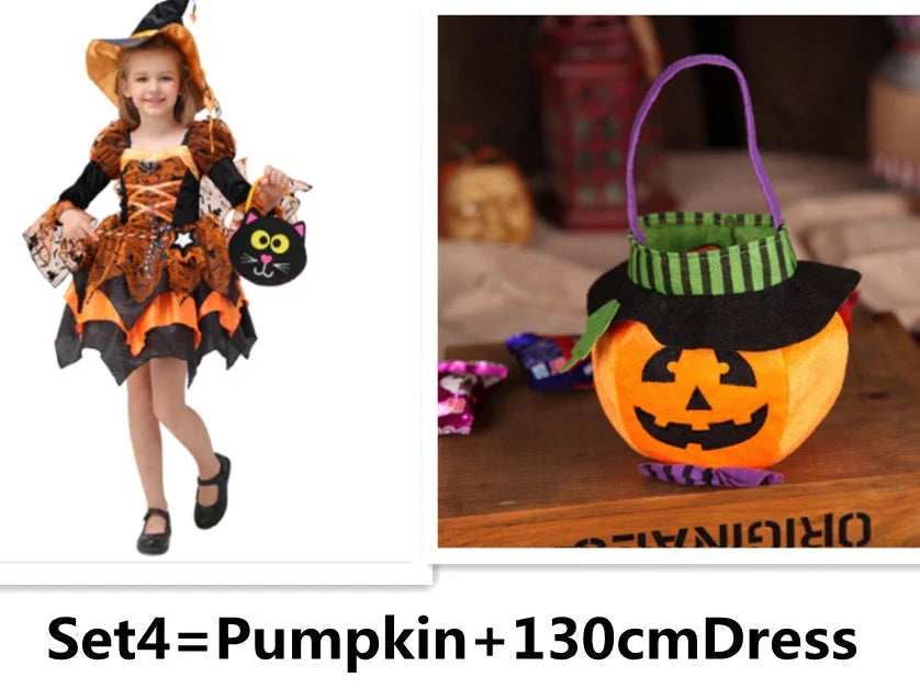 A high-quality, stylish princess costume in various sizes perfect for Halloween dress-up and creating magical memories