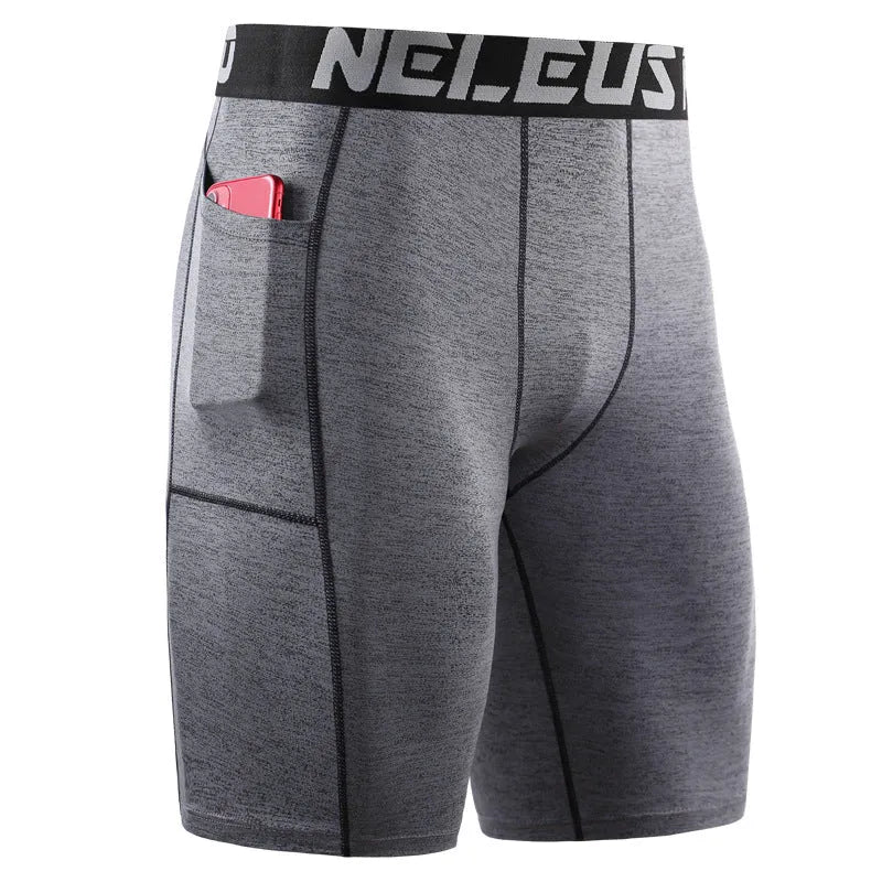 Men's summer breathable stretch quick-drying tight shorts in milk silk polyester fabric for running, fitness, cycling and gym workouts available in black, blue, dark blue, gray, red and white sizes M to 4XL