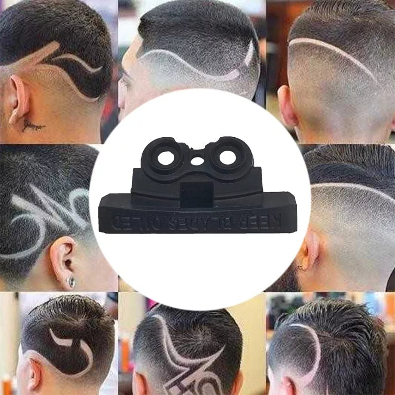 Electric clipper accessories with oil head shear parts in black