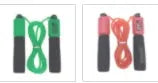 Adjustable 3 metre skipping rope with sponge handles in multiple colour options