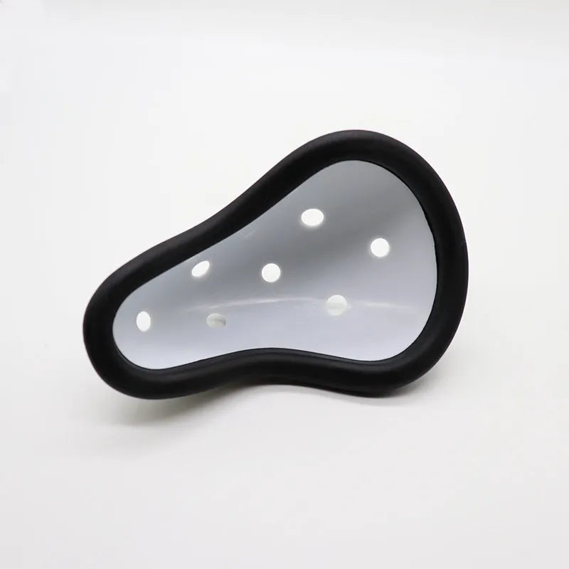 Rubber sports genital protector for hockey rugby boxing Sanda fighting in adult and children sizes