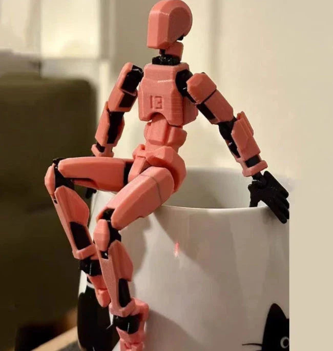 Versatile multi-jointed robotic action figure with customizable posing and design capabilities