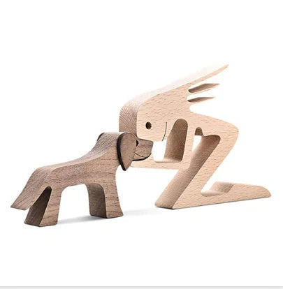 Wooden Nordic Style Animal Ornament for office desk decoration