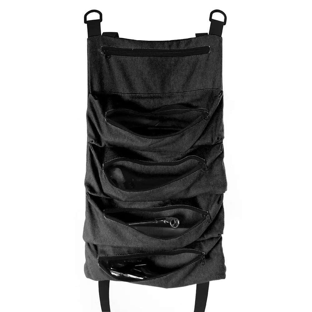 Super Roll Tool Roll Oxford cloth roll-up tool bag in Khaki, Army Green, or Black with 40KG weight bearing