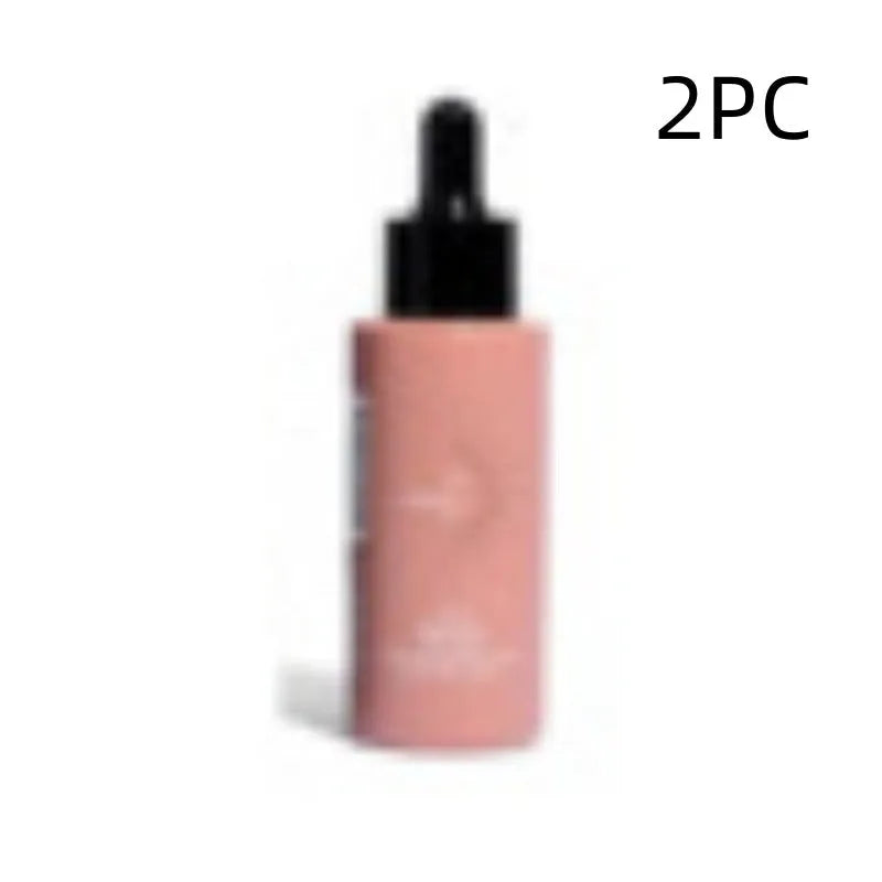 Matte Sun Tanning Black Liquid set with 50ml tanning drops bottle and 75ml tanning flash cream tube