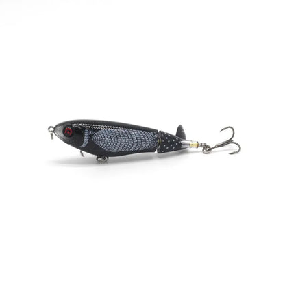 7.5cm road fishing bait showing bionic design with colour variants and 8g weight