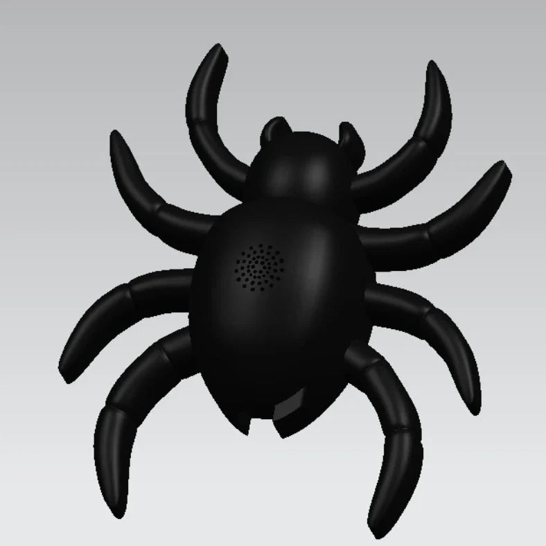 Simulation spider children's toy with 196mm leg span showing realistic arachnid design and movement mechanism