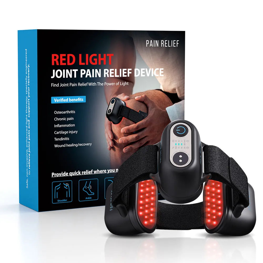 Black adjustable strap physiotherapy instrument for joint and muscle care