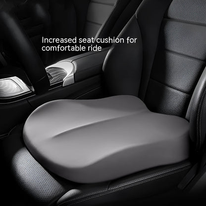 Car seat cushion for height increase measuring 41x41x10cm with ice silk cover