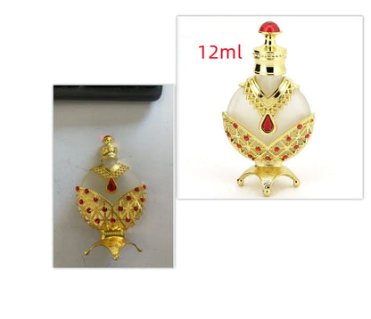 Luxurious Perfume Oil with Long-Lasting, Subtle Fragrance in Decorative Glass Bottle