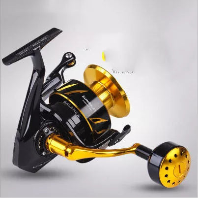 Metal Boat Fishing Wheel Spinning Trolling with high-speed ratio for efficient fishing