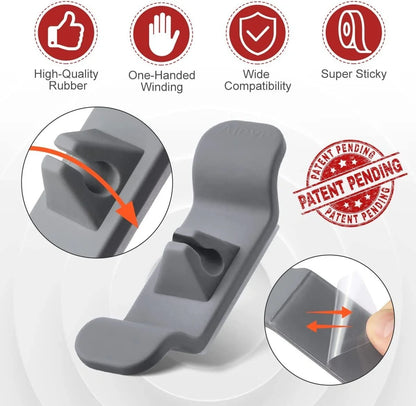 Square Winder Kitchen Organizer with adhesive fixing belt