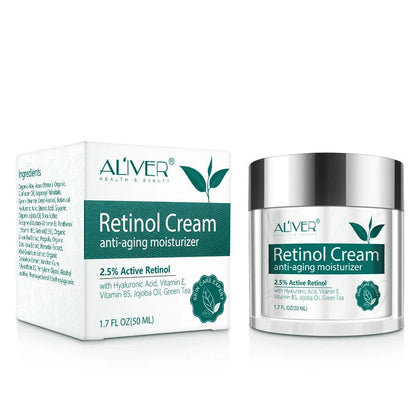 50ml retinol anti-ageing cream with 2.5% retinol and natural botanical ingredients