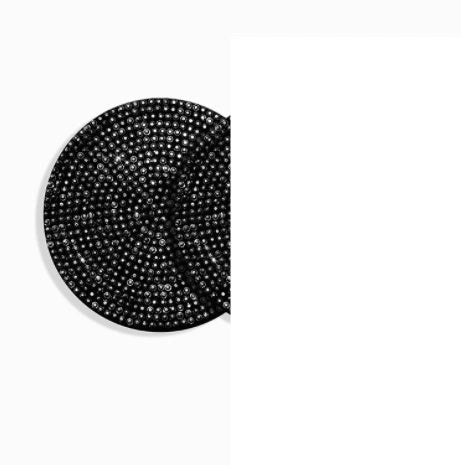 Universal Anti-Slip Silicone Cup Holder Insert with Crystal Rhinestones for Cars