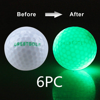 Illuminating Night Golf Balls: Glow-in-the-Dark Practice Balls with Vibrant LED Lights and Durable Design