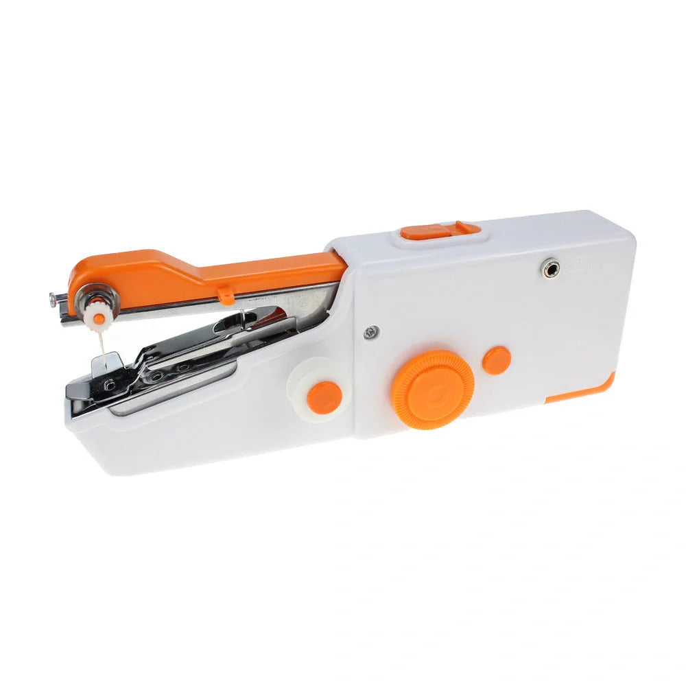 Portable Mini Hand Sewing Machine for quick fabric repairs, cordless operation, compact design