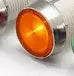 10mm stainless steel edge plastic indicator light with wire flat end metal terminals in multiple colour options