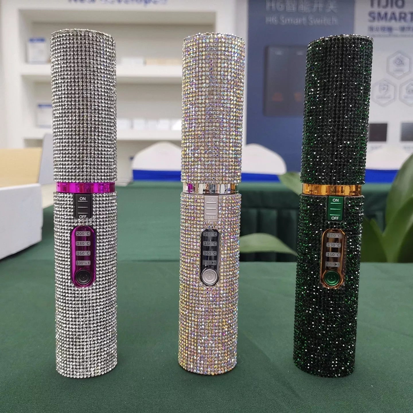 2-In-1 Electric USB Hair Straightening Brush with ceramic coating for healthy styling