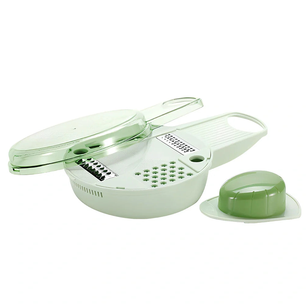 Multifunctional plastic vegetable cutter with 27.3cm length and modern minimalist design in B479-C colour