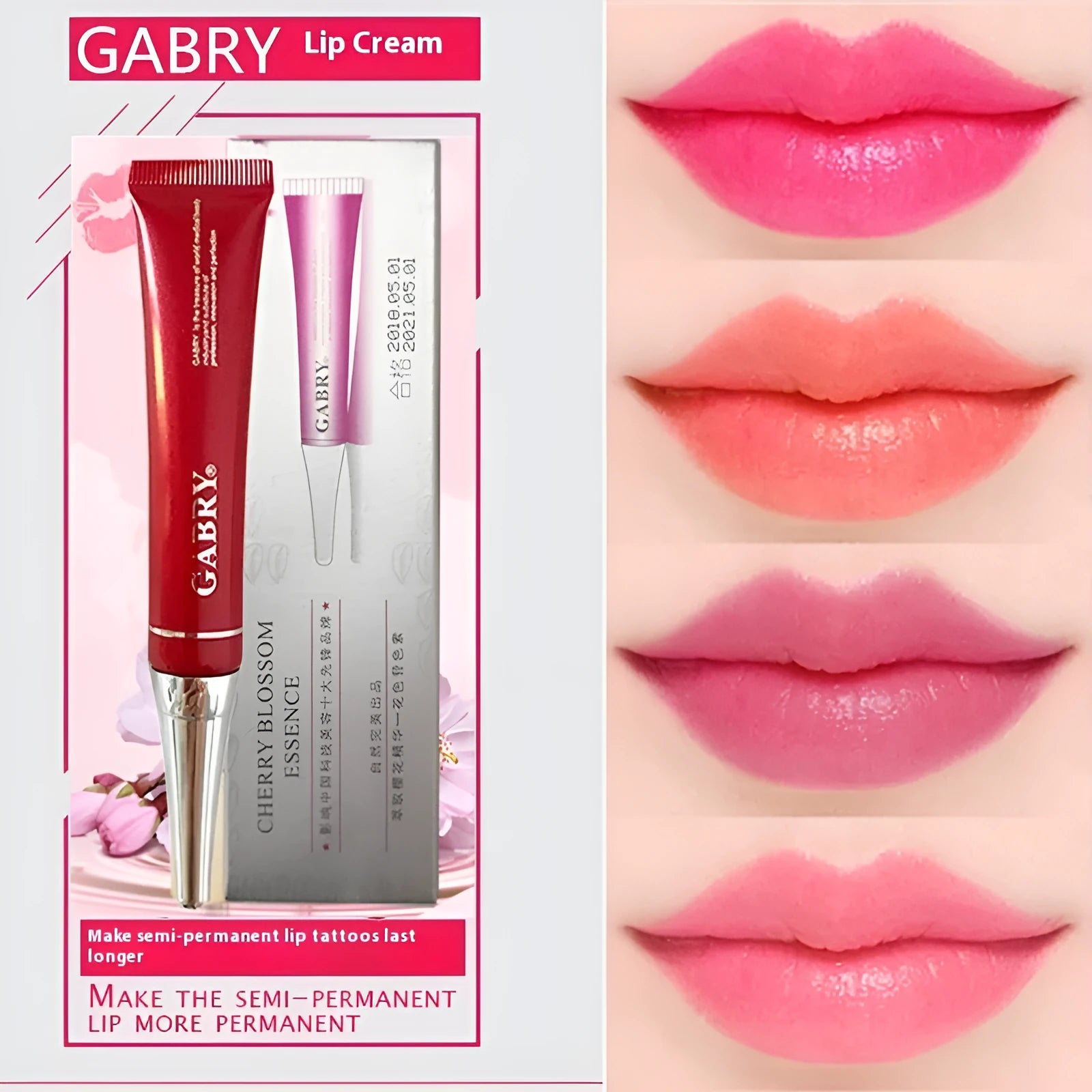 Vermilion waterproof lip gloss in one of five shade options