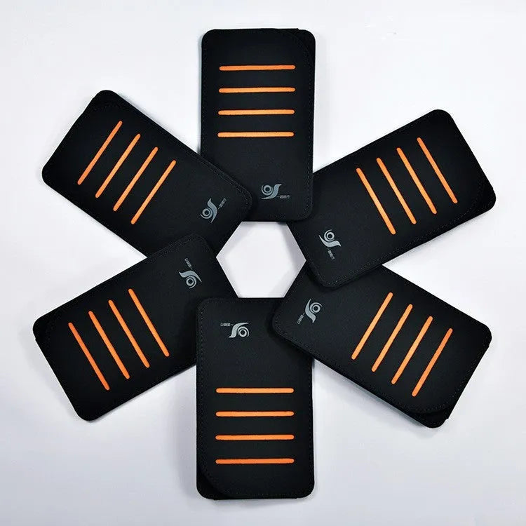 Car Card Package Store Car Sun Visor set showing four shading panels and vehicle-mounted storage bag in black colour